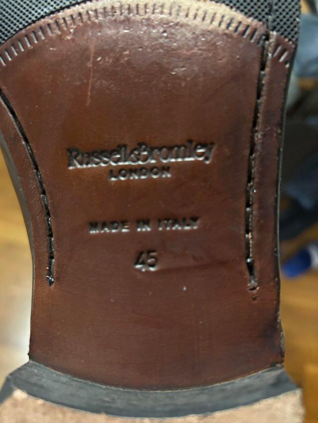 Preview of the first image of Russell & Bromley, triple buckle, size 11.Almost new (boxed).