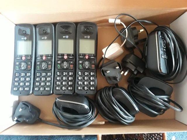 Preview of the first image of Set of 4 British Telecom telephones..