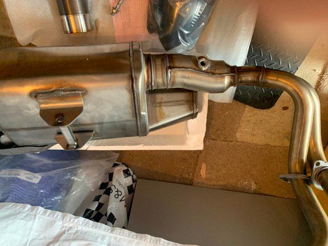 Preview of the first image of Unused Er6 2019 ninja exhaust part.