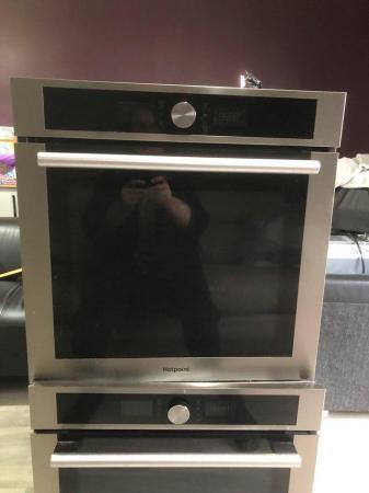 Image 3 of Hotpoint built in ovens x2 &microwave offers