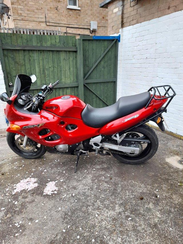 Preview of the first image of Low milage 2002 suzuki gsx 750f.