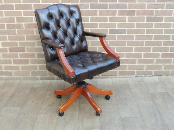 Image 5 of Gainsborough Brown Chesterfield Chair (UK Delivery)