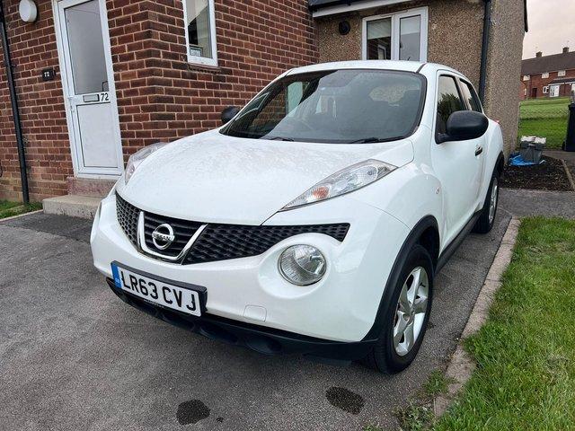 Preview of the first image of Arctic White Nissan Juke For Sale.