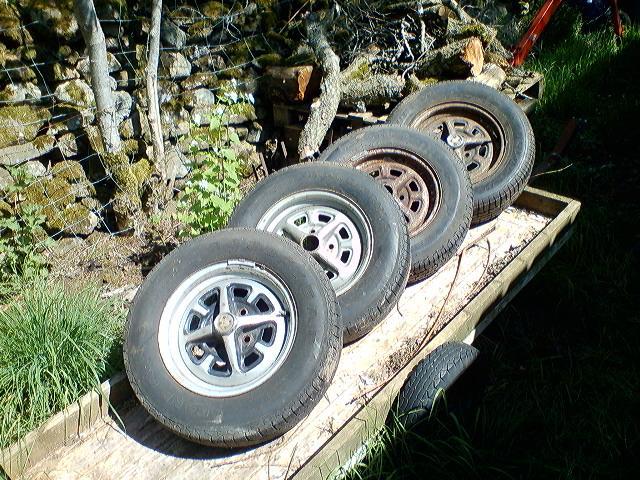 Preview of the first image of MBG Rostyle wheels and tyres for sale.