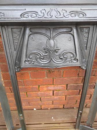 Image 3 of Victorian cast iron fire surround
