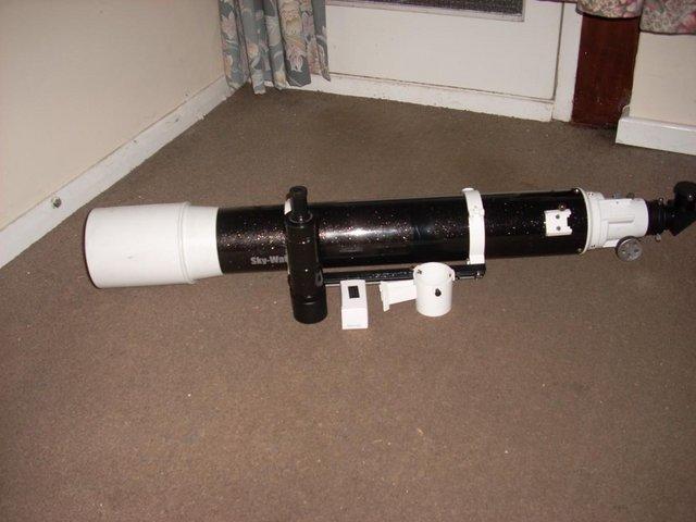 Preview of the first image of 120 mm sky- watcher refractor OTA with accessories.