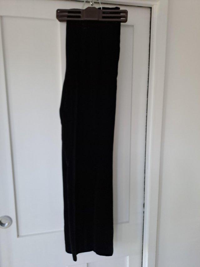 Preview of the first image of VELVET TROUSER SUIT, UK SIZE 12..
