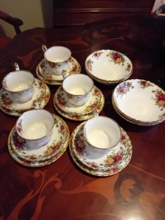 Image 2 of Royal Albert breakfast set 5cups and sauces, 5 side plates ,