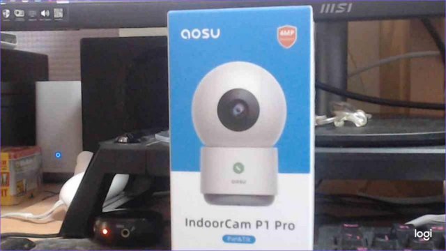 Image 2 of AOSU 4MP 2.5K Indoor Camera, Security Camera Indoor work wit