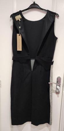Image 8 of New Phase Eight Charlotte Colour Block Dress Grey Marl 12