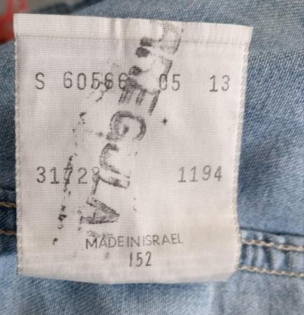 Image 16 of A (Reject) Levi Strauss Denim Shirt Size Small.