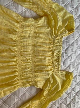 Image 3 of Lemon midi dress - square neck- size 14-16