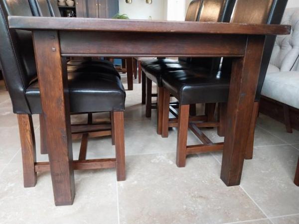 Image 2 of Timothy Oulton Halo Solid Oak Extending Dining Table 188-238