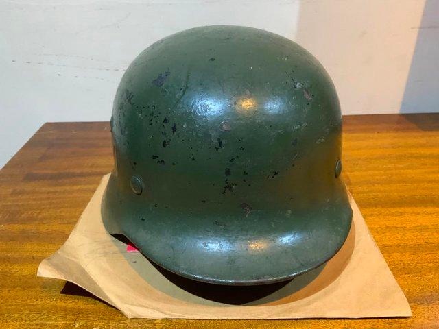 Preview of the first image of German soldiers helmet 1939-45 era.