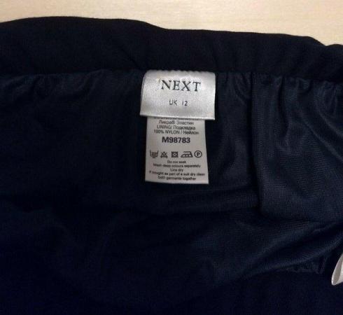 Image 7 of New NEXT Black Workwear Business Skirt UK 12