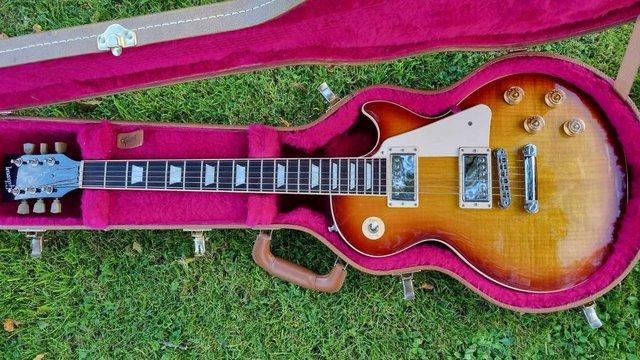 Preview of the first image of Gibson Les Paul Traditional in Iced Tea Sunburst - 2016.
