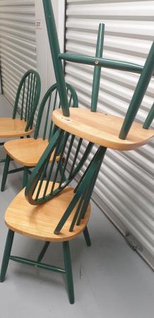 Image 2 of Farmhouse style dining Chairs x 6