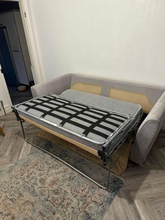 Image 1 of Bed settee with metal frame and sprung base