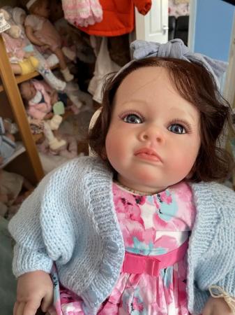 Image 2 of Adorable really sweet baby reborn doll girl Kelly