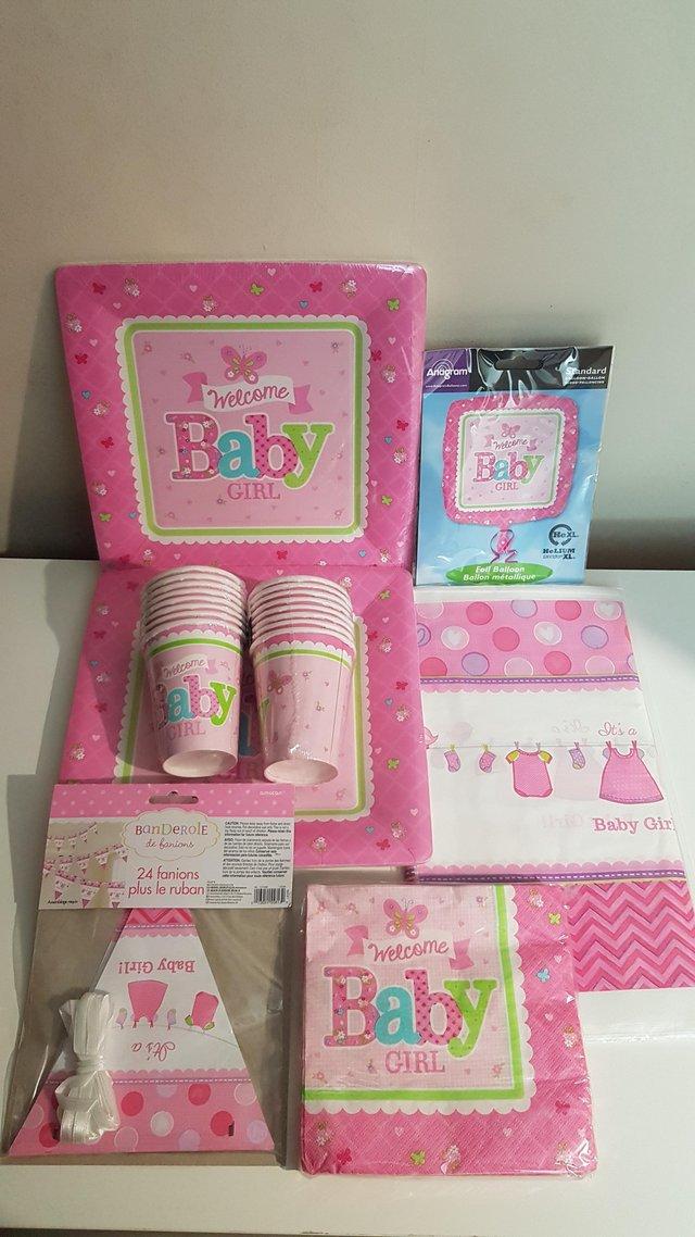 Preview of the first image of Baby Girls Baby Shower stuff..
