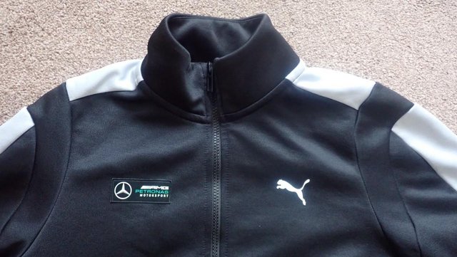 Preview of the first image of Puma AMG Petronas Zip Top (US/EU Small). Motorsport..