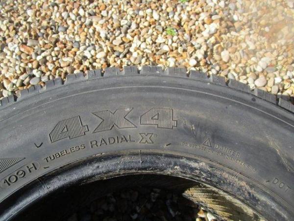 Image 3 of Michelin 255/65R16 4x4 Tyre with 5mm tread