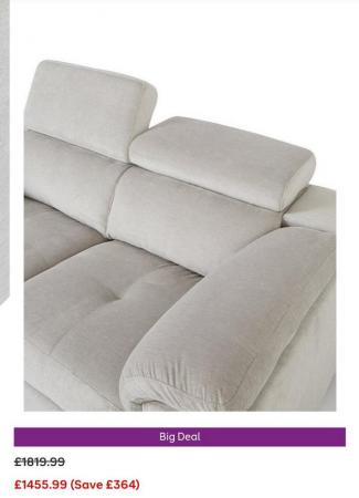 Image 2 of Sofa 3 Seater Brady Fabric