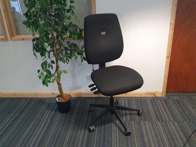 Preview of the first image of Black Ergonomic Computer Office Desk Home office Swivel whee.