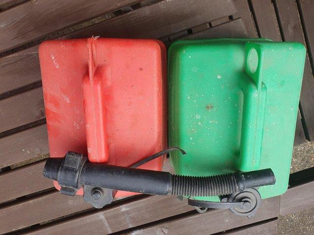 Preview of the first image of Here we have 2 x 5L Plastic Jerry cans.