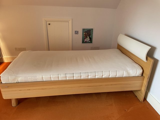 Preview of the first image of Hulsta Vela Single Bed and Matress.