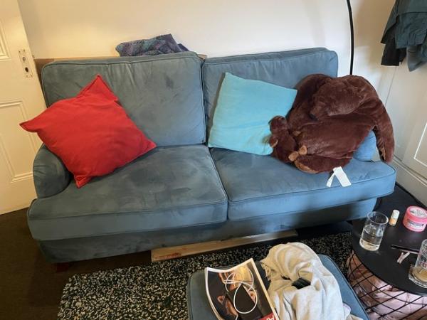 Image 2 of Wayfair 3 seater sofa, good condition! 2.5 years old
