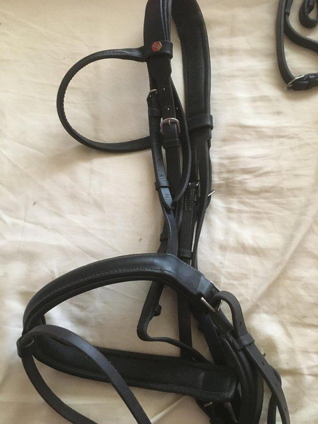 Preview of the first image of Albion horse bridle and brand new Albion reins.