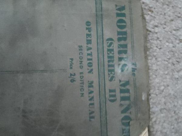 Image 1 of Morris minor series it's a very old paper back