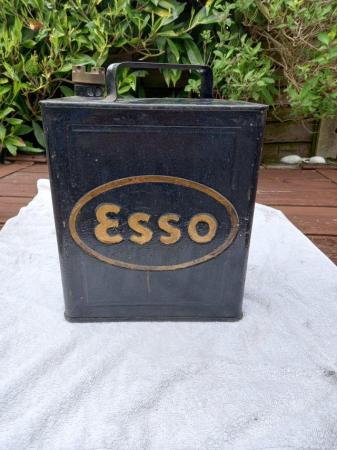 Image 2 of Esso 2 gallon petrol tin with cap