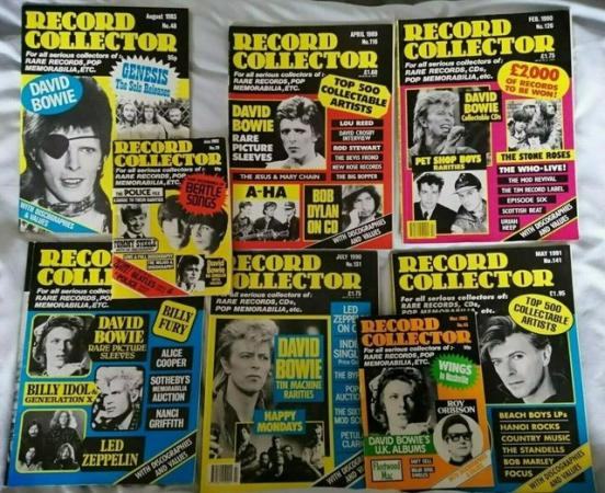 Image 3 of Record Collector David Bowie Lot Magazines
