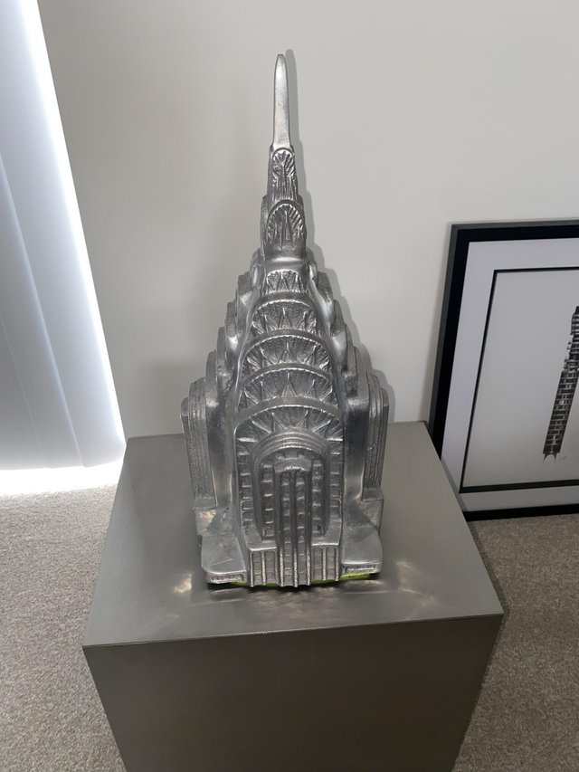 Preview of the first image of Vintage 1970’s Chrysler building spire casting.