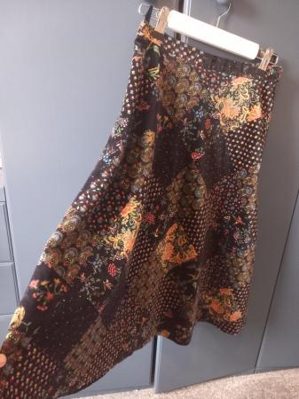 Image 3 of Vintage 70's/ 80's Lined St Michaels Skirt. Size 10