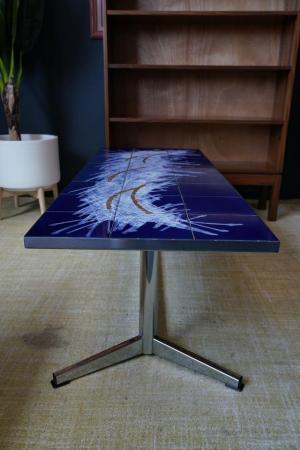 Image 11 of Mid Century Modernist Abstract Tiled Coffee Table 1970s
