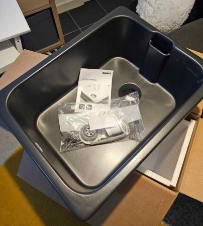 Image 3 of BRAND NEW BOXED Blanco Belfast Sink in Lava Grey