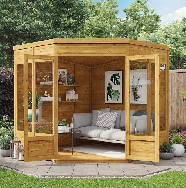 Preview of the first image of 7×7 corner garden summer house.