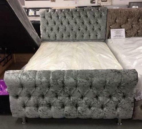 Image 1 of Double regent sleigh bed frame