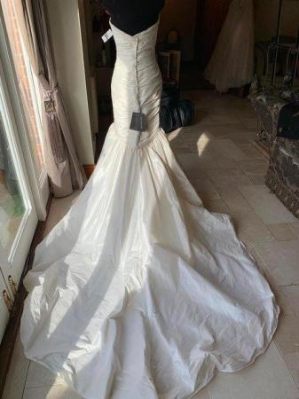 Image 2 of Justin Alexander Wedding dress. New size 12