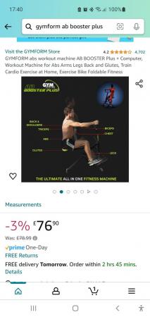 Image 5 of Gym form Ab Booster Plus