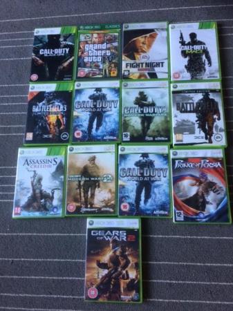 Image 2 of !3 X Box 360  Games selection of titles