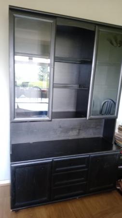 Image 1 of Solid Wood display and storage cabinet/unit/dresser