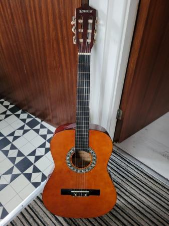 Image 1 of 3/4 adult sized acoustic guitar