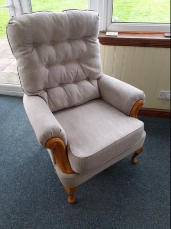 Image 3 of 3 Seater Settee, armchair & footstool