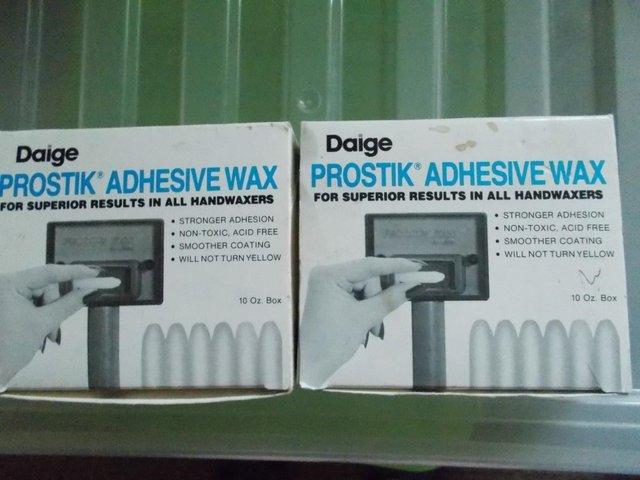 Preview of the first image of 2 x 10oz Boxes of Daige Prostik Adhesive Wax for Handwaxers.