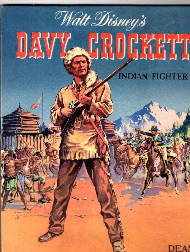 Preview of the first image of DAVY CROCKETT INDIAN FIGHTER - WALT DISNEY.