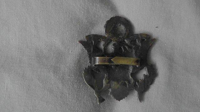 Image 2 of Genuine First World War American Infantry Officers Cap Badge